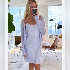 Jcrew Gwen Cupro Mini Slip Dress Size 4